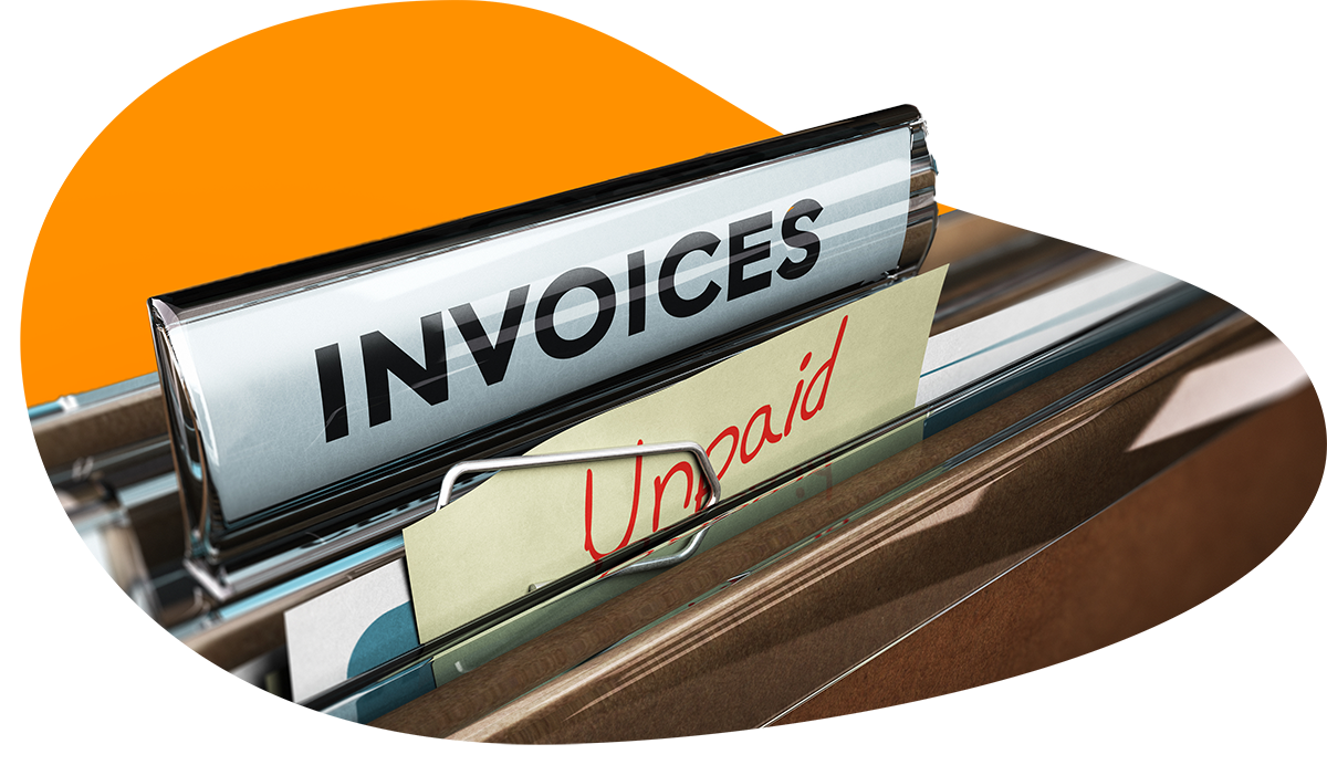 Files of unpaid invoices