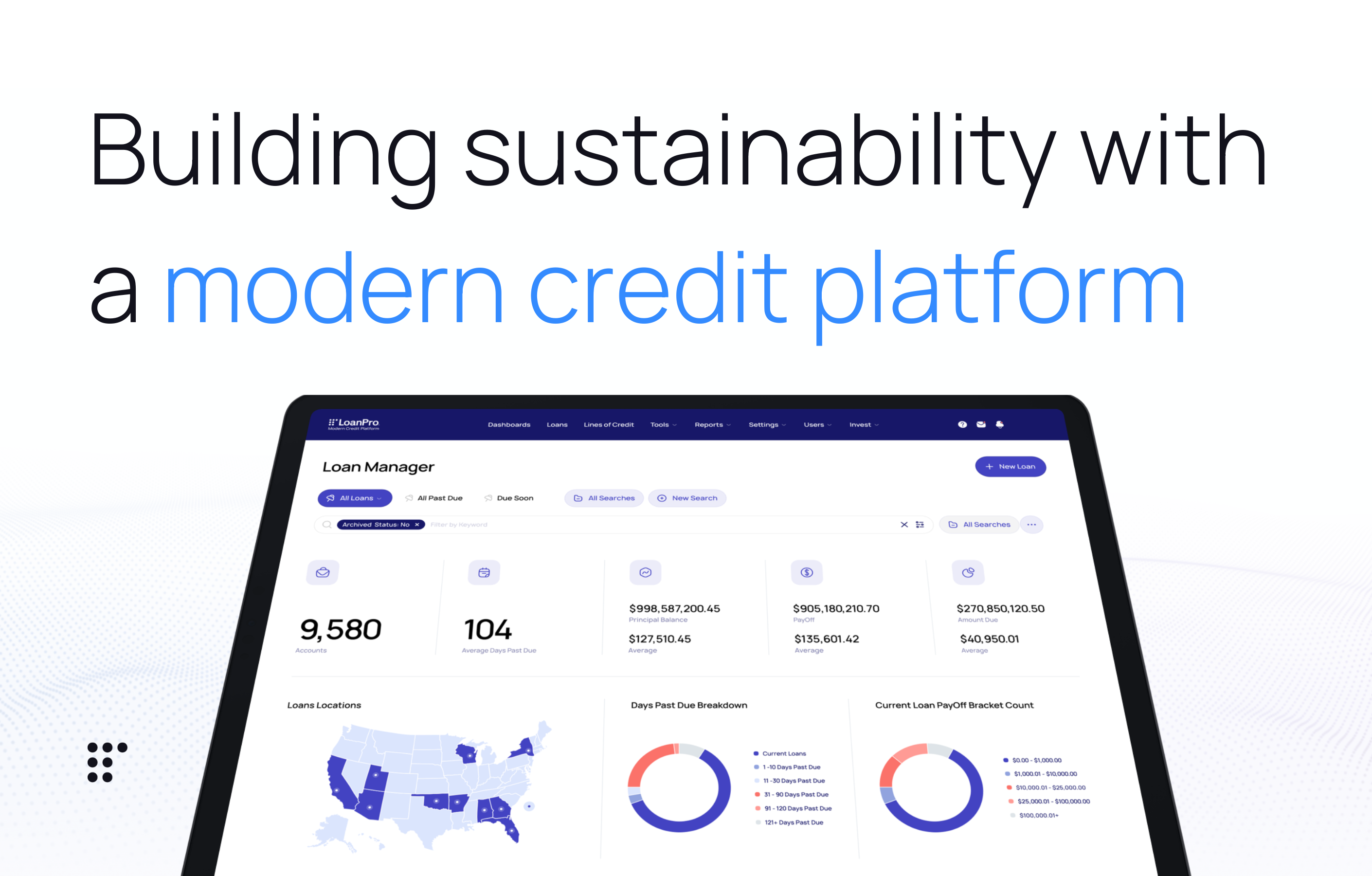 Building sustainably with a modern credit platform