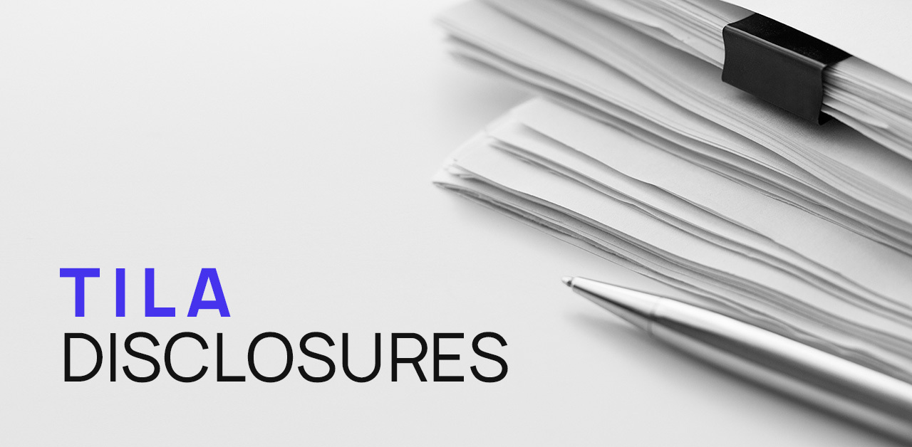 TILA Disclosure Compliance Summary