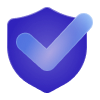 Stylized checkmark overlapping with a shield to show reduced compliance risk